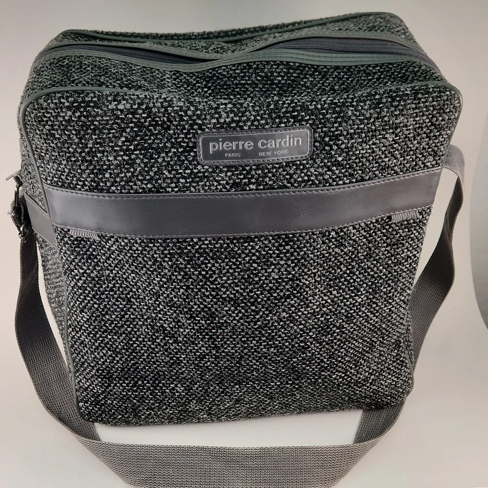PIERRE CARDIN Waterproof Carry On Travel Bag, Vintage 80s